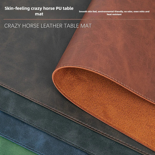 Waterproof leather desk - leather,
