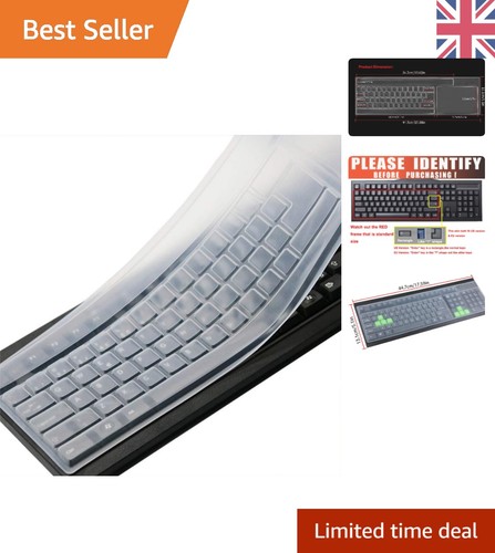 Clear silicone keyboard - clear,